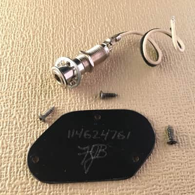 Ibanez Roadstar II 1985 RS440 Output jack with Control plate cover and screws image 4