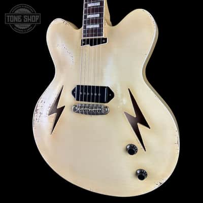 Rock N Roll Relics Lightning Jr Nicotine White Medium Aging w/case image 3