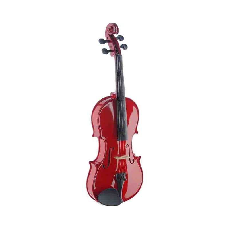 Stagg VN4/4-TR Solid Spruce Top Maple Neck Standard Shape 4/4 Size Violin w/Soft Case, Bow & Rosin image 1