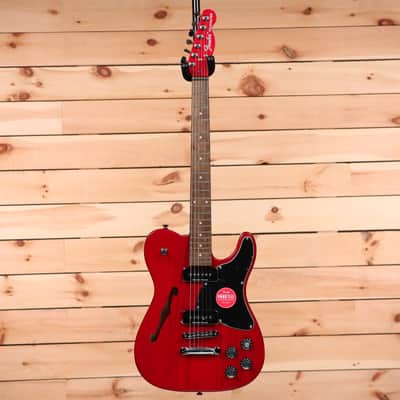 Fender Jim Adkins JA-90 Telecaster Thinline - Crimson Red Transparent - ICF21005115 image 4
