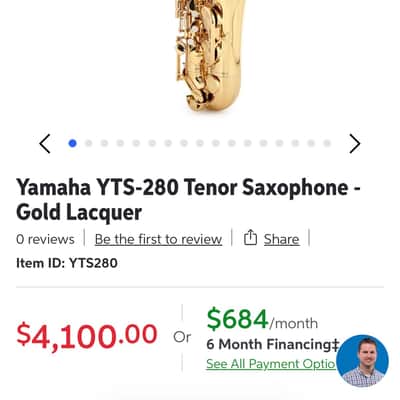 Yamaha YTS-275 Tenor Saxophone 2010s - Brass image 20
