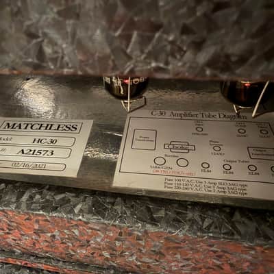 Matchless HC-30 2-Channel 30-Watt Guitar Amp Head and 1x12 Cab image 11