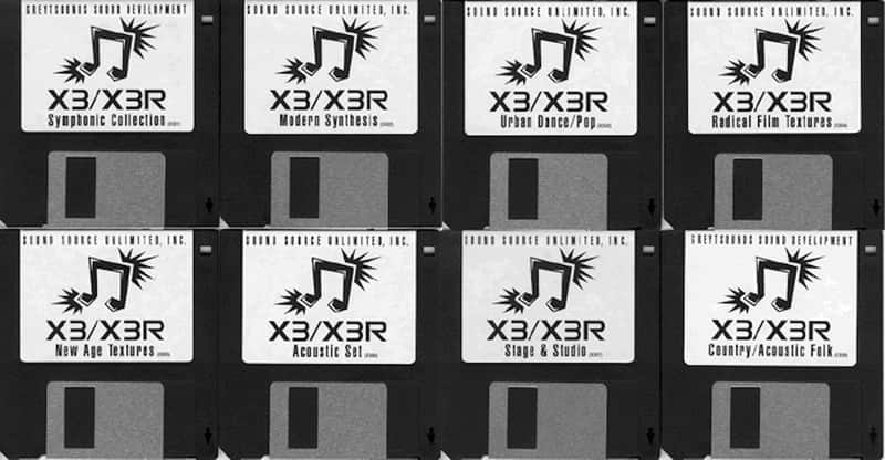 Greytsounds Korg X2 / X3 • 8-Disk Set of synth patches - Floppy disks to load into your X3 image 1