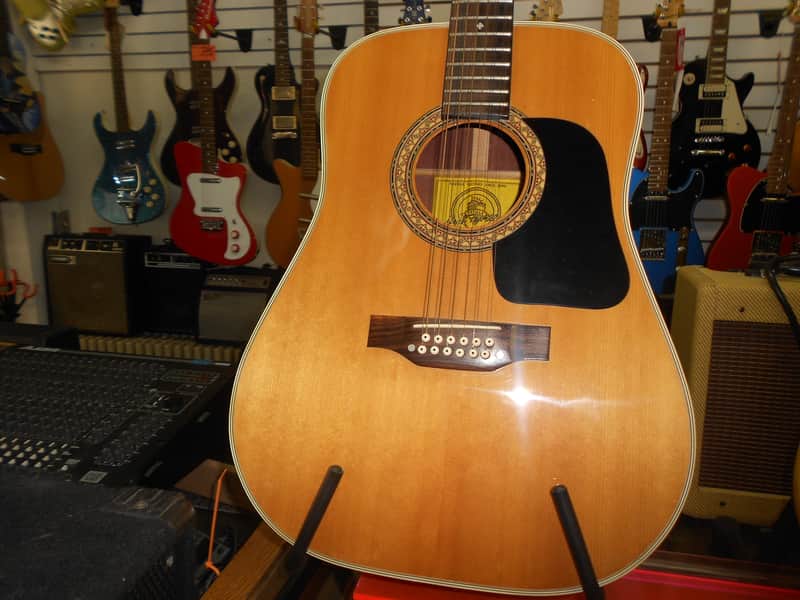 Favilla 12 string F-12-H 1960's natural image 1