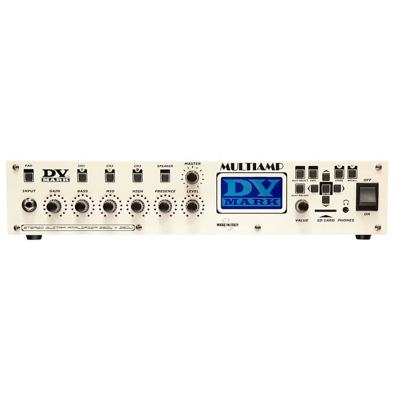 DV Mark Multiamp 3-Channel 500-Watt Guitar Amp Head image 1