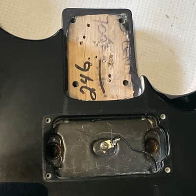 2000's Made in Japan Jackson DK2M Dinky Black Guitar Body Floyd Ready image 8
