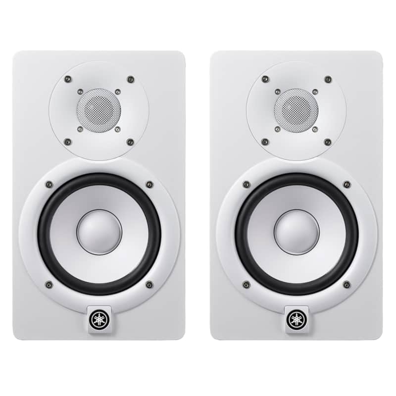 Yamaha HS5 5-Inch Studio Monitor Pair - White - Mint, Open Box - Used image 1