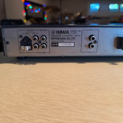 Yamaha T-520 Stereo Natural Sound AM/FM Analog Tuner Good Condition Works Rareš„ image 10