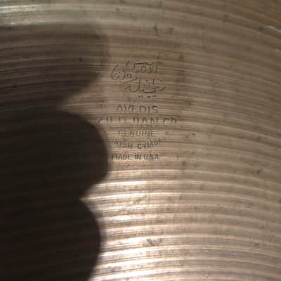 Zildjian 22" A. Zildjian '70s Stamp Ride Cymbal 1970s - Traditional image 2