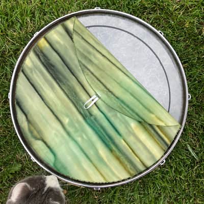 16" single layer Drum Bunny cloth drum cover - dampener - partial mute - compare to Drum Tortillas - Quesadilla - Big Fat Snare image 2