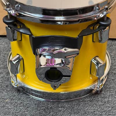 Pearl Decade Maple 8" x 7" Rack Tom w/ Opti-Loc Mount in Solid Yellow (#228) – Open Box / Brand New image 6