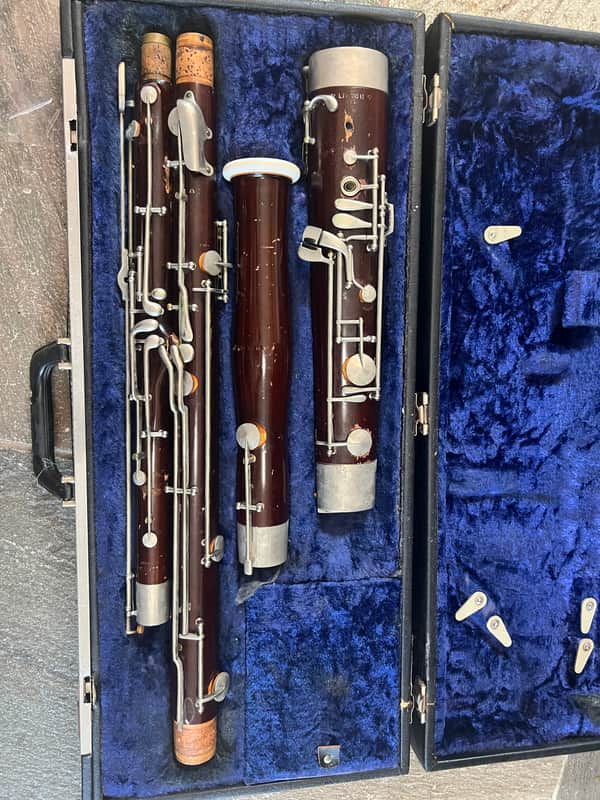 Linton brand Wood Bassoon. Made in USA image 1