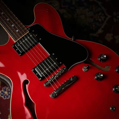 Tokai Japanese ES-156 Semi Hollow Cherry Red image 3