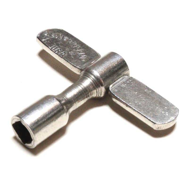 Slingerland Radio King Era Drum Tuning Key, Logo-Stamped, Nickel Finish / 1940s -50s / INSPECTED & TESTED image 1