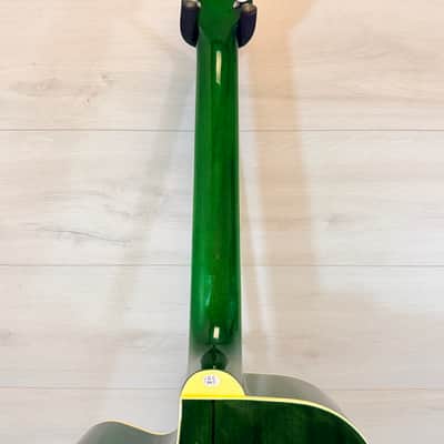Oscar Schmidt OD312CE 12-String Cutaway Acoustic-Electric Guitar Green Burst w/ Hard Case 2019 image 10