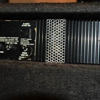 Vintage Ampeg B410 4x10 Combo 1973 black fuzzy NJ factory image 11