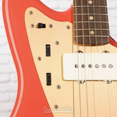 Fender Limited Vintera II Road Worn '50s Jazzmaster Electric Guitar - Fiesta Red (JzzMV2RW50FRd1) image 5