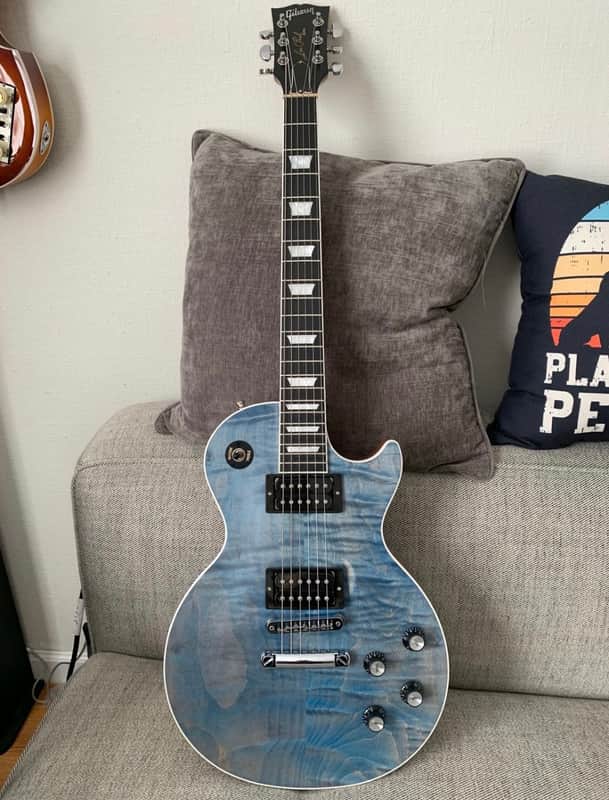 Gibson Les Paul Signature Player Plus 2018 - Satin Ocean Blue
