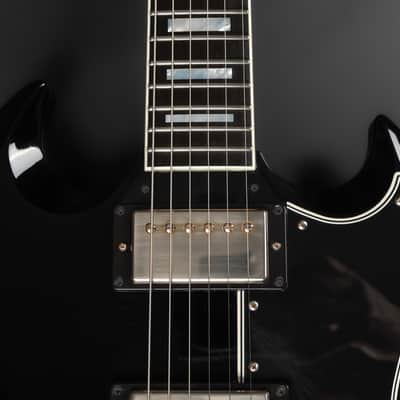 2017 Gibson Custom Shop SG Custom - Ebony | USA Long Neck Tenon 490R 498T Humbucker 3.17kg | CoA OHSC image 22