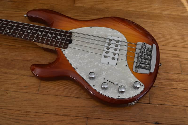 Left Handed Ernie Ball Music Man Stingray 5 String image 1