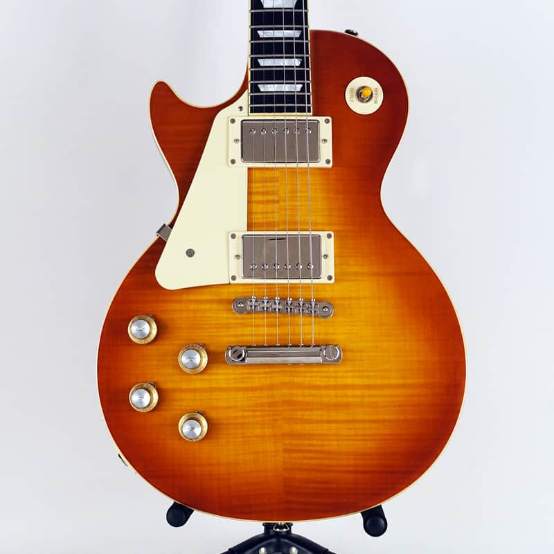 2025 Epiphone Inspired by Gibson Les Paul 1960 Reissue Left-Handed Lefty Washed Cherry Sunburst image 1