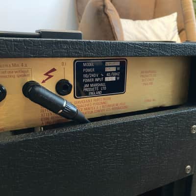 Marshall JCM 800 Lead Series Model 4010 50-Watt Master Volume 1x12 Combo 1980s - Black image 9