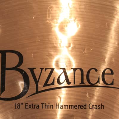 Meinl Byzance 18" Extra Thin Hammered Crash - Demo! image 5