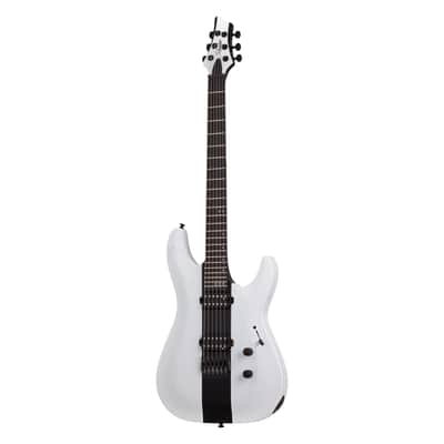 Schecter C-1 Rob Scallon Satin White Open Pore - Electric Guitar image 3
