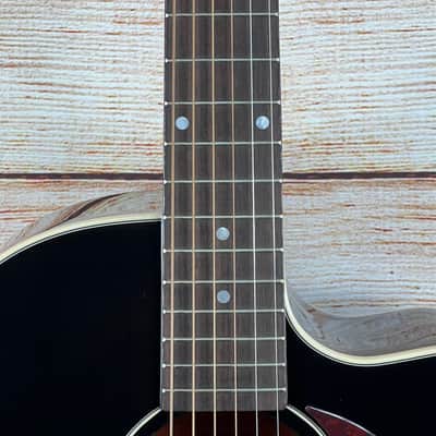 Epiphone Inspired by Gibson J-45 EC Acoustic-Electric Guitar - Aged Vintage Sunburst - copy image 4