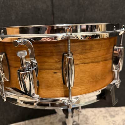 Erie Drums Solid Steambent Cherry Snare 14 x 5.65 " (2023) image 2