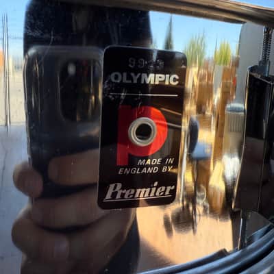 Vintage Premier Olympic 5.5x14 Chrome-over-Steel Snare Drum (Rm4) image 2