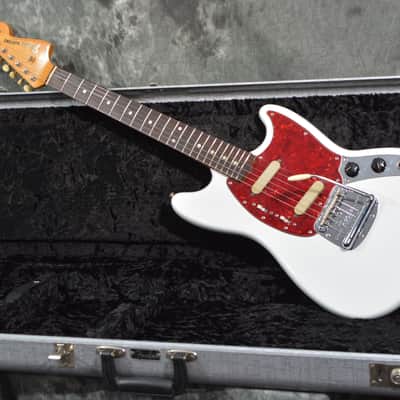 Fender Mustang Vintage 1965 Olympic White *Body Only* Refinish w Recent Reissue Hardshell Case & FAST Shipping image 15