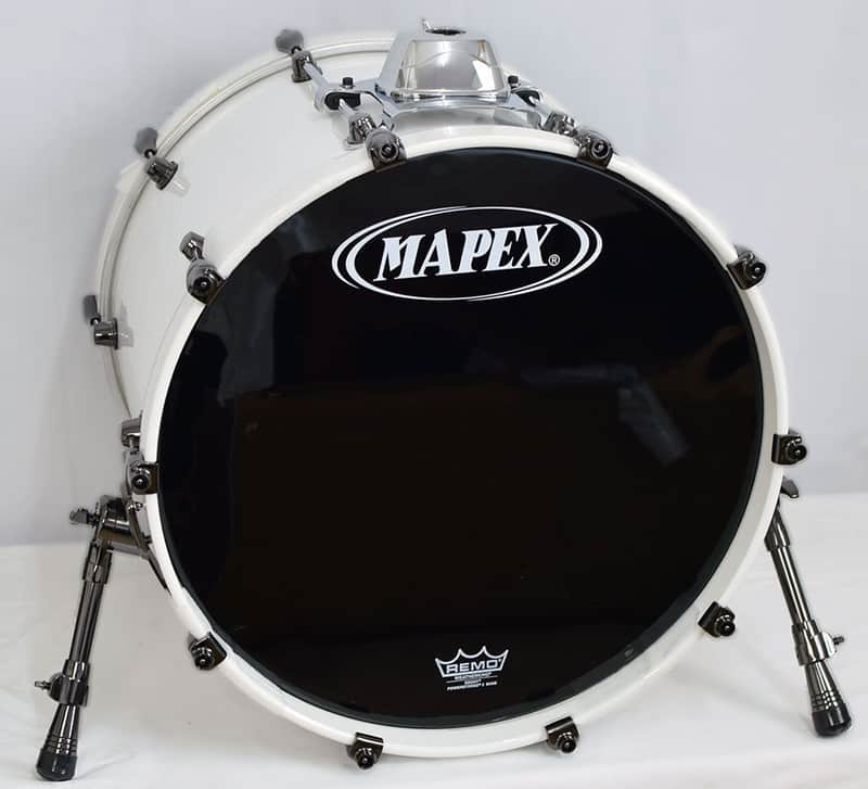 Mapex Bassdrum Saturn Series 22"x18" Arctic White image 1