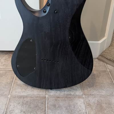 Balaguer Select Diablo Baritone 7 String Electric Guitar Satin Ash Black image 4