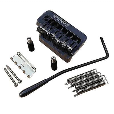 Babicz ORIGINAL SERIES FCH 2PT TREMOLO BRIDGE, 6 String, black image 5