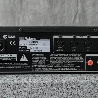 Roland XV-5080 Rackmount Synthesizer in Very Good Condition image 11