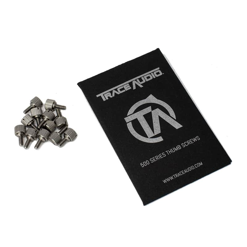 Trace Audio 500 Series Module Thumb Screws M3 Thread - 12-Pack, Stainless Steel image 1