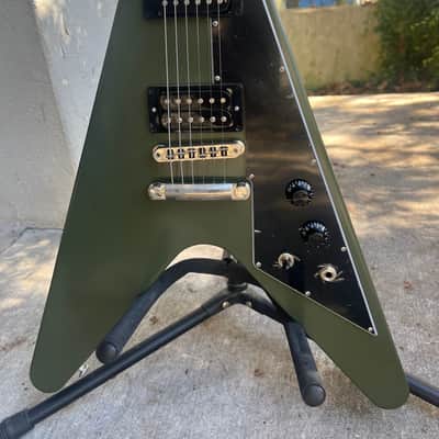 Gibson Flying V Tribute 2020 - Olive Drab image 1