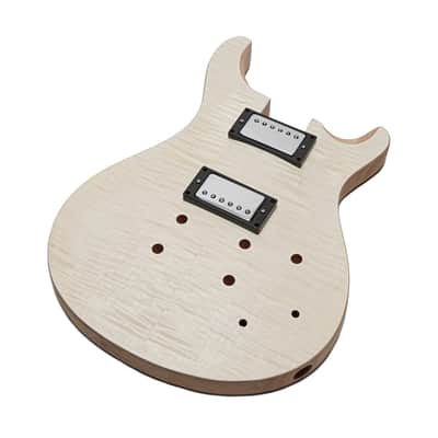 Solo PRK-1 DIY Electric Guitar Kit With Carved Body &amp; Flame Maple Top image 2