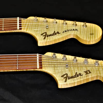 2001 Fender custom shop Masterbuilt doubleneck Jaguar/Bass VI Sunburst image 10