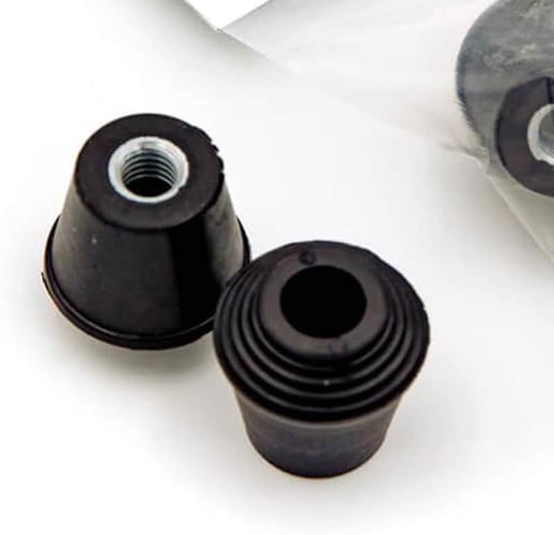 Cardinal Percussion CPSP10R Threaded Rubber Bass Drum Spur Tips image 1