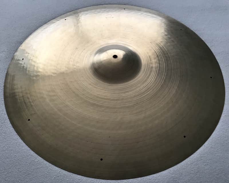 A. Zildjian 22" Transition Stamp Ride Cymbal 1946 - 1953 image 1