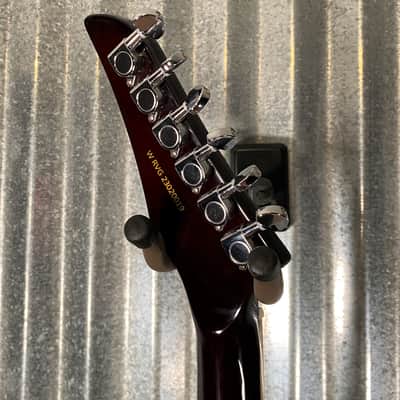Westcreek Revenge Explorer Flame Transparent Red Burst Guitar #0019 Used image 4