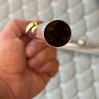 Yamaha Allegro Model YFL-372 Flute Silver Head Split E Low B image 7