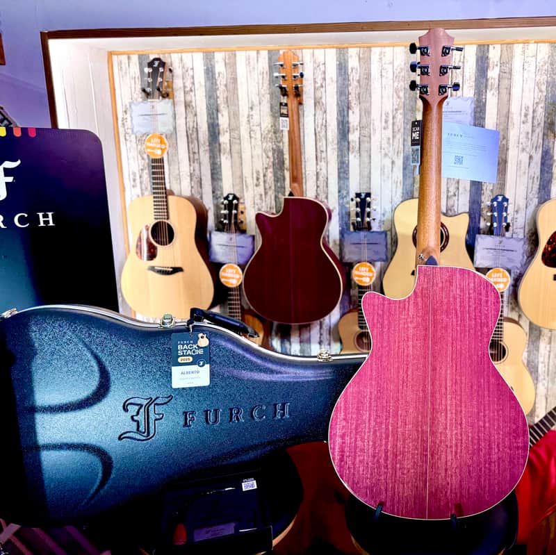 Furch GREEN Gc SX a PURPLEHEART EXOTIC WOOD BACKSTAGE LIMITED image 1