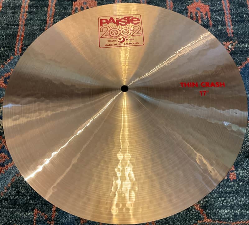 Mint Paiste 17" 2002 Series Thin Crash Cymbal