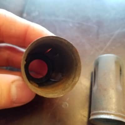 Cinch Pair (2) Tube Shields 12AX7 9-pin 4-Pinch 450-139 Vintage Vacuum 1950s-1960s image 4