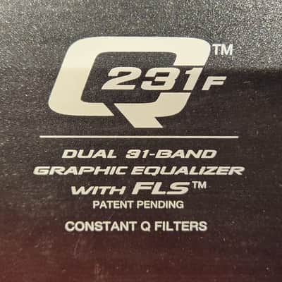 Peavey Q231F Dual 31-Band Graphic Equalizer image 10