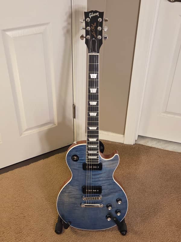 Gibson Les Paul Classic Player Plus 2018 - Satin Ocean Blue