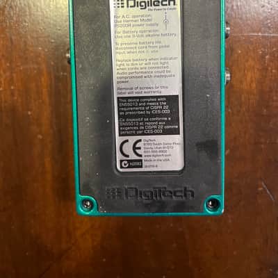 New! DigiTech X-Series Bass Synth Wah Envelope Filter 2010s - Green image 3